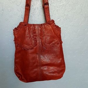 Red Leather Lucky bag